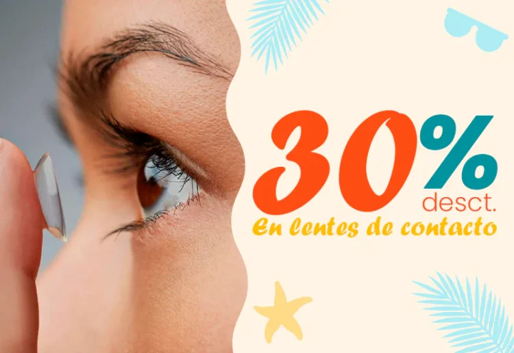 Visión clara, un 30% menos: Ahorra en Lentes de Contacto en Masvision