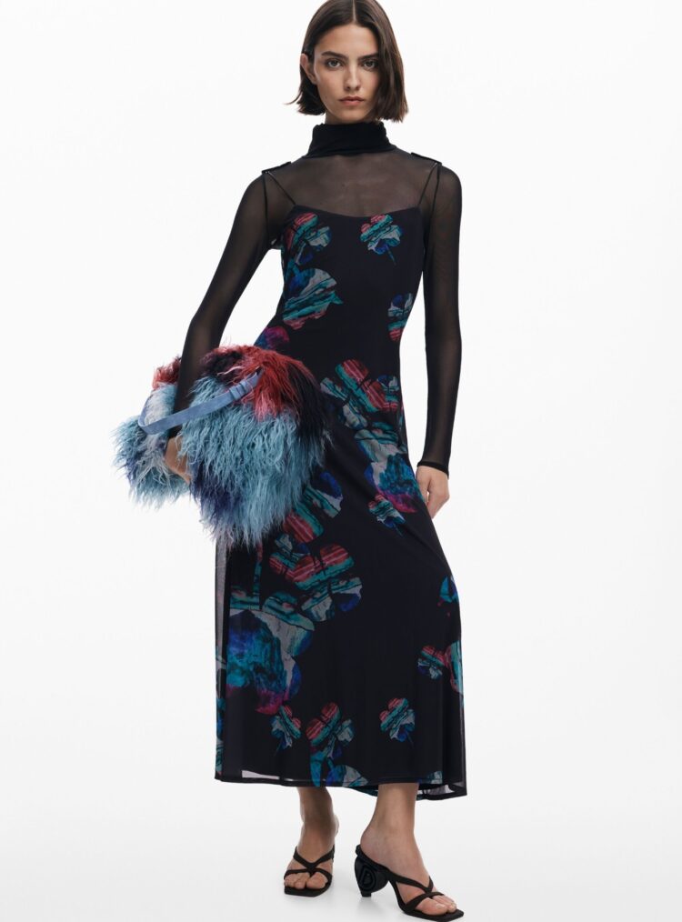 Vestidos elegantes que refletem inspiração global, artesanato local e consciência ambiental