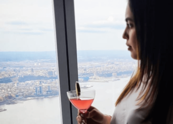 Witness The Stunning New York Skyline From Twelve Hundred Feet Above