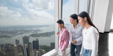 Capturando momentos icônicos da cidade no topo do One World Observatory