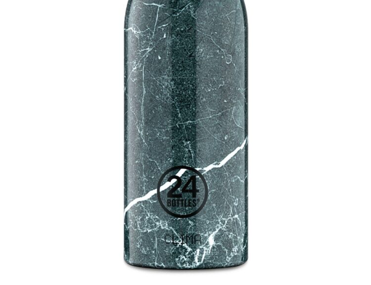 24bottles Clima Bottle Green Marble 500 ml Edelstahlflasche