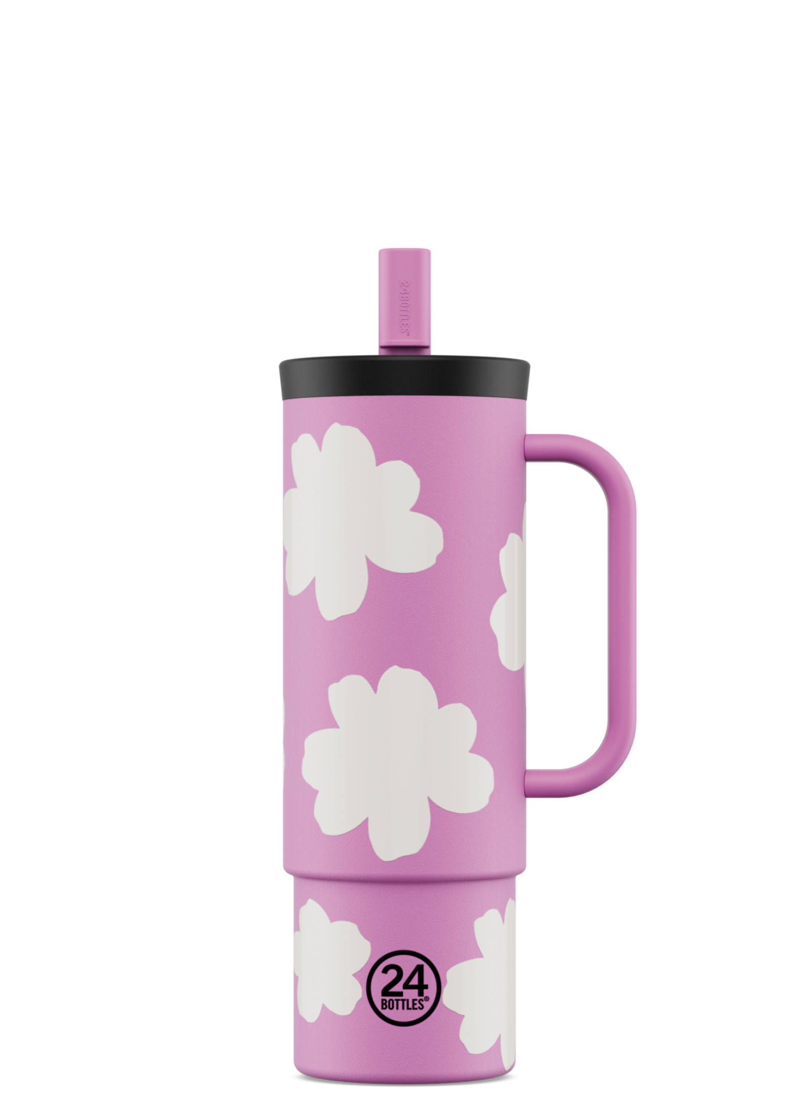 24bottles Straw Cup Daydreaming Pink 800 ml mit Strohhalm