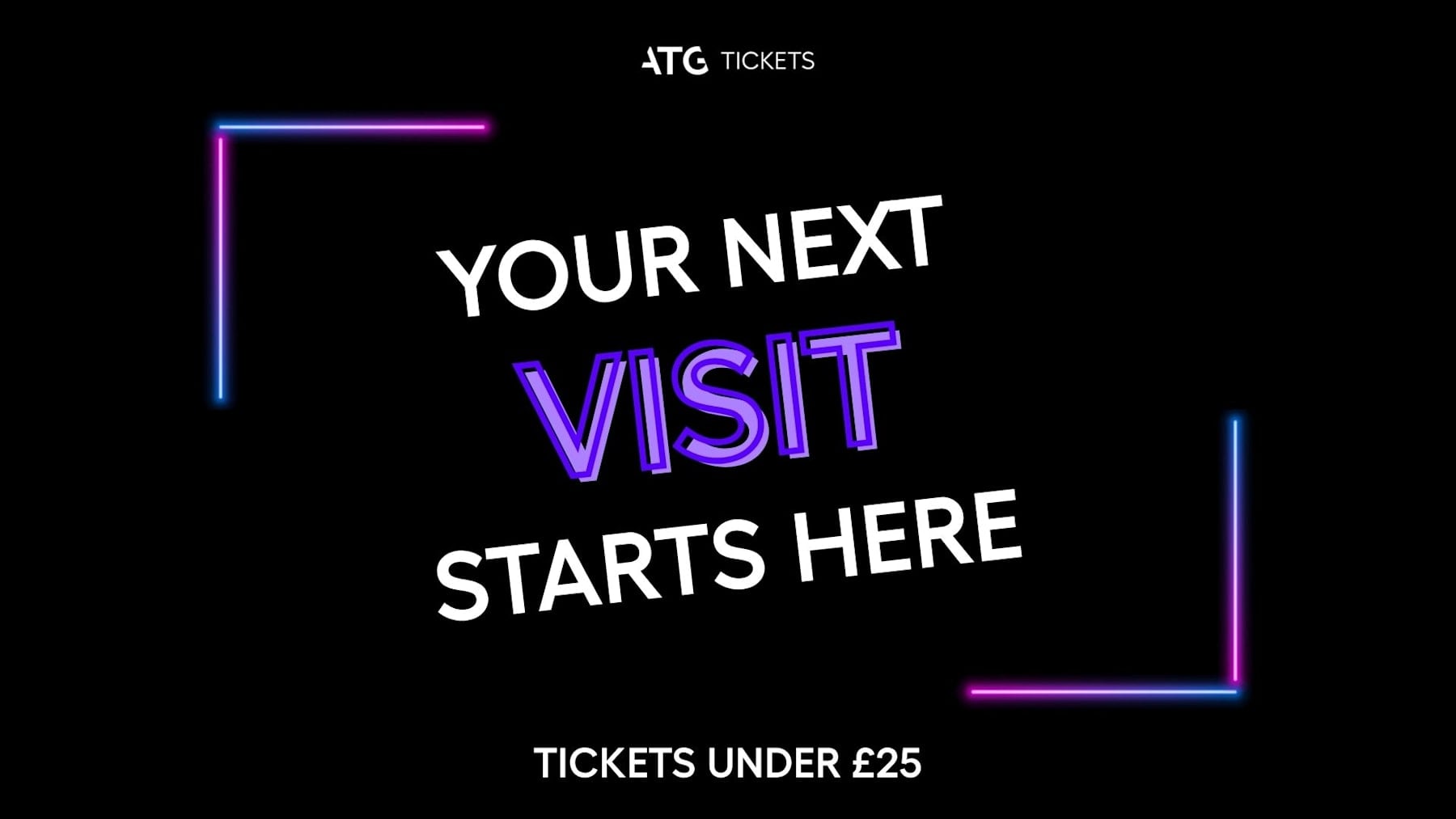 ATG Tickets theatre campaign scene