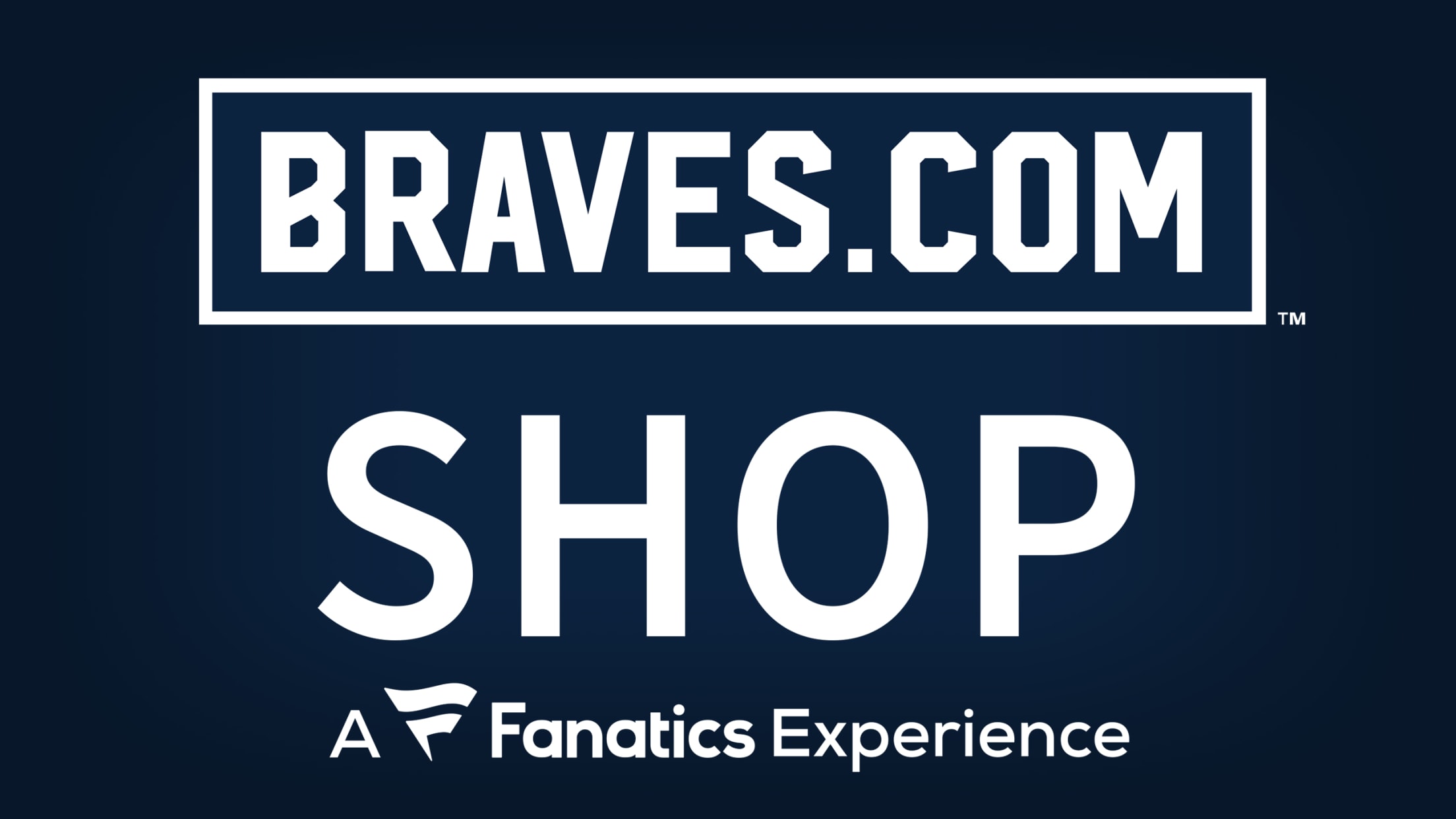 Braves.com shop graphic featuring Atlanta Braves branding