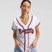 Atlanta Braves women's white Nike home replica team jersey
