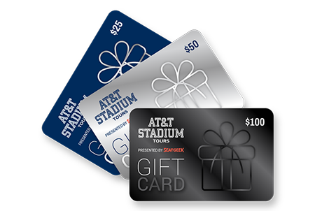 AT&T Stadium Tours gift card graphic