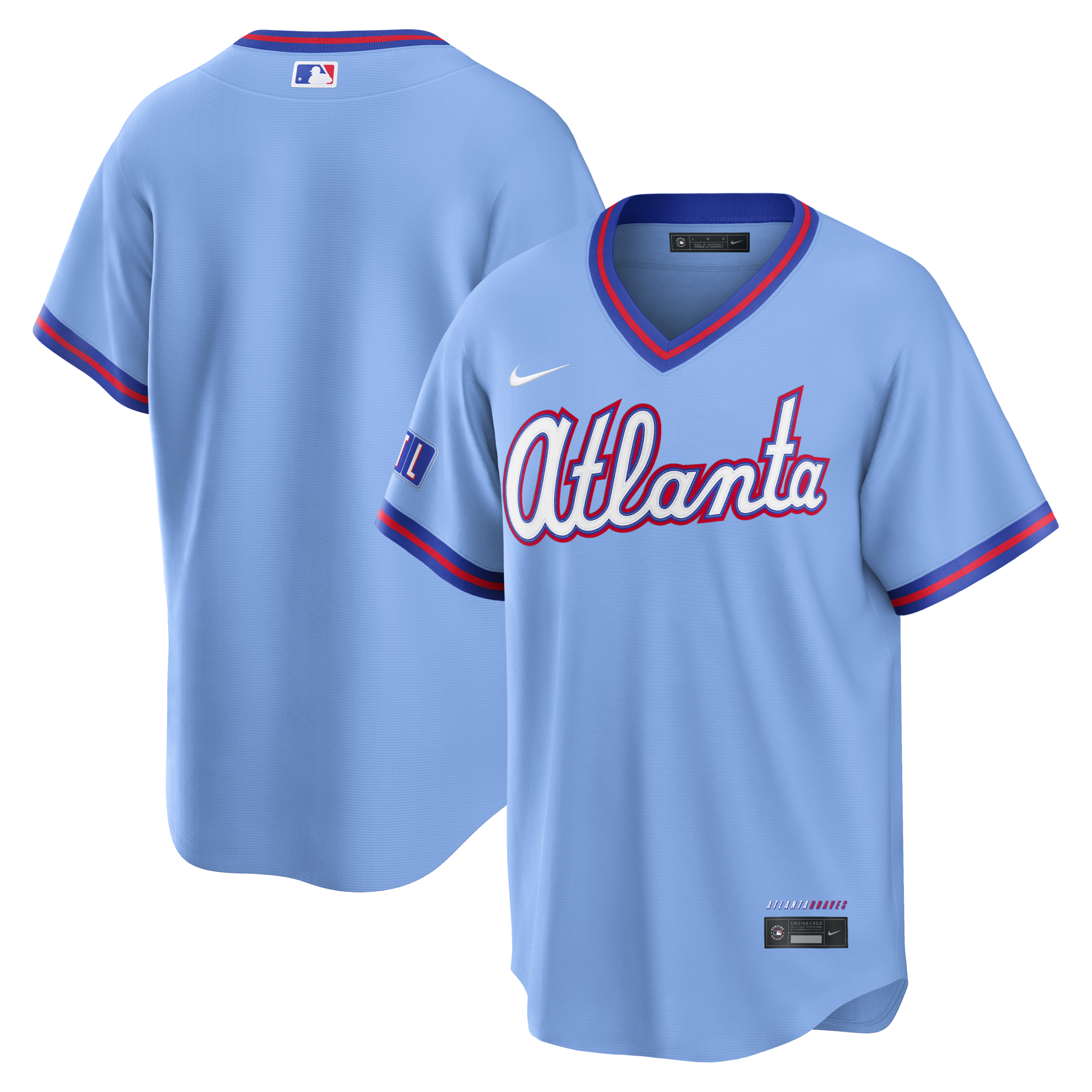 Atlanta Braves Nike powder blue 2026 City Connect Stadium Jersey