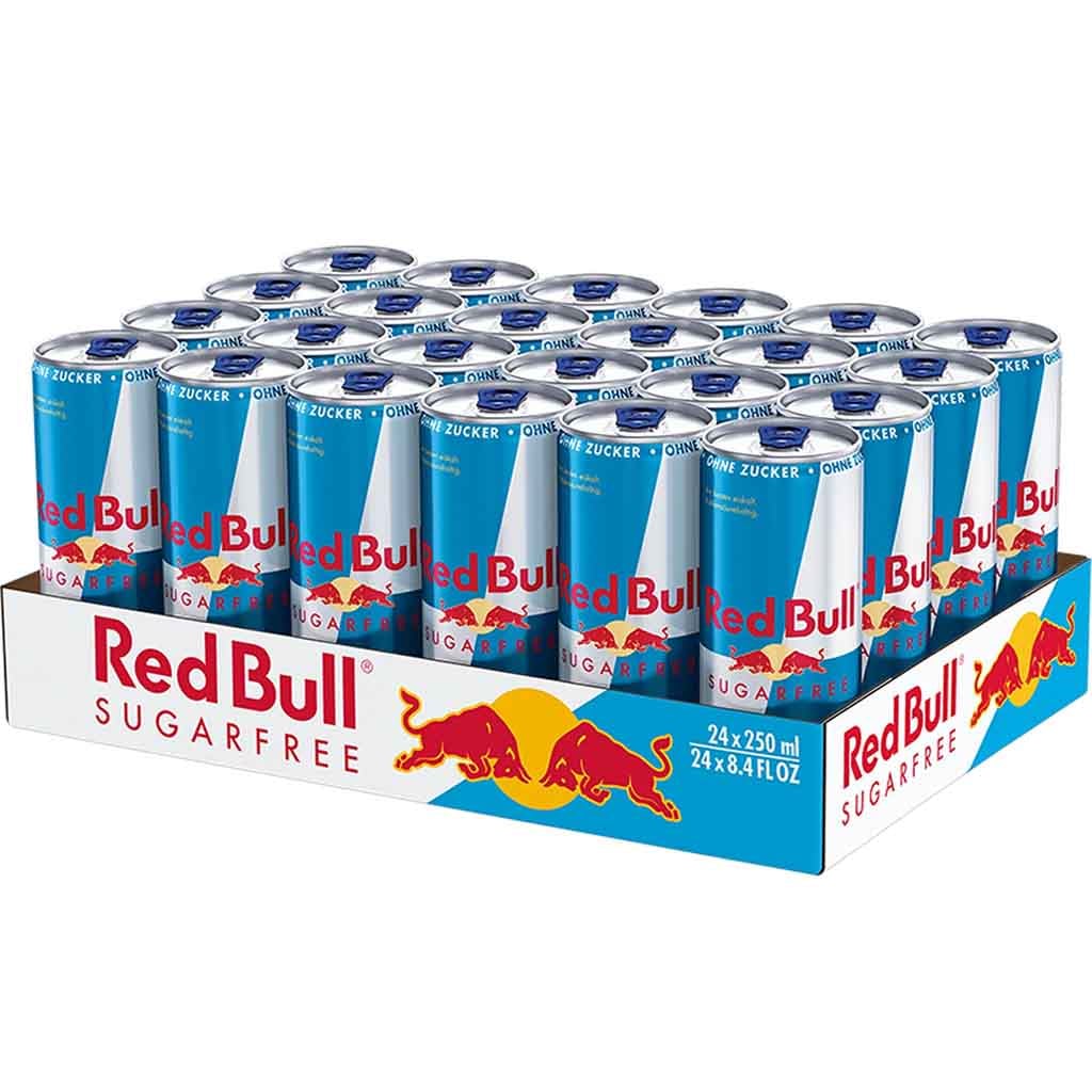 Red Bull Sugarfree 24x250 ml multipakke