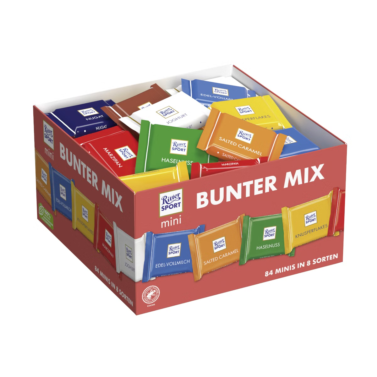 Ritter Sport Mini Display mit gemischten Schokoladen
