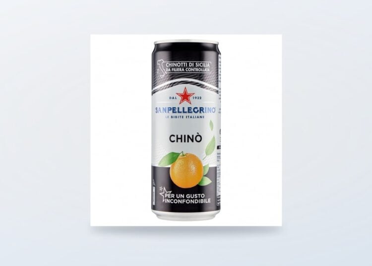 San Pellegrino citrusdrik i dåse