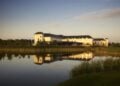 Castleknock Hotel exterior surrounded by green grounds