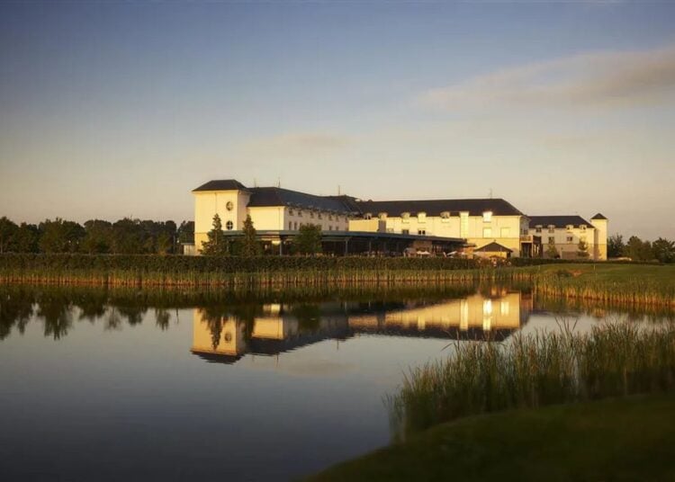 Castleknock Hotel exterior surrounded by green grounds