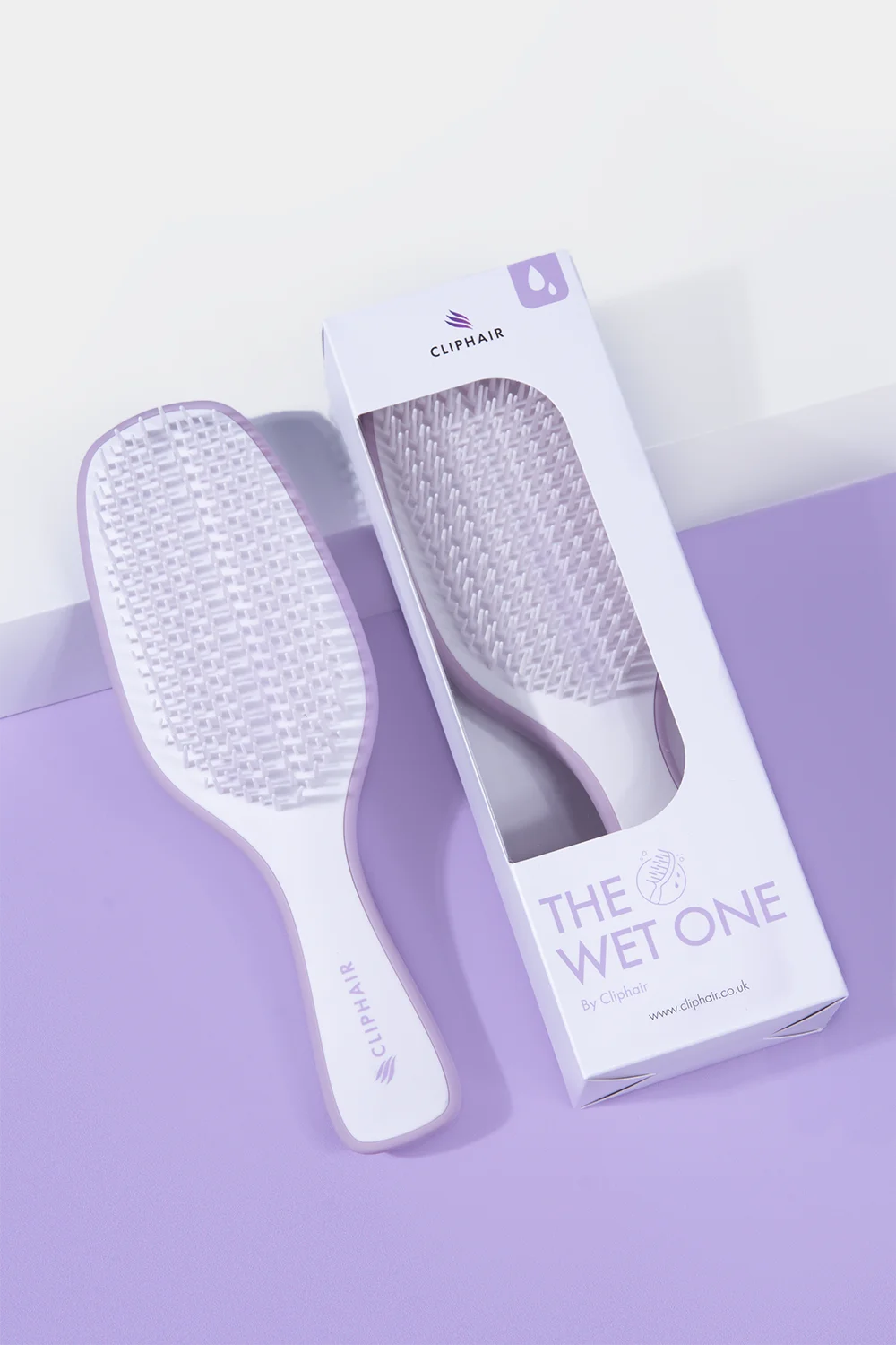 Cliphair Detangling Hairbrush and package
