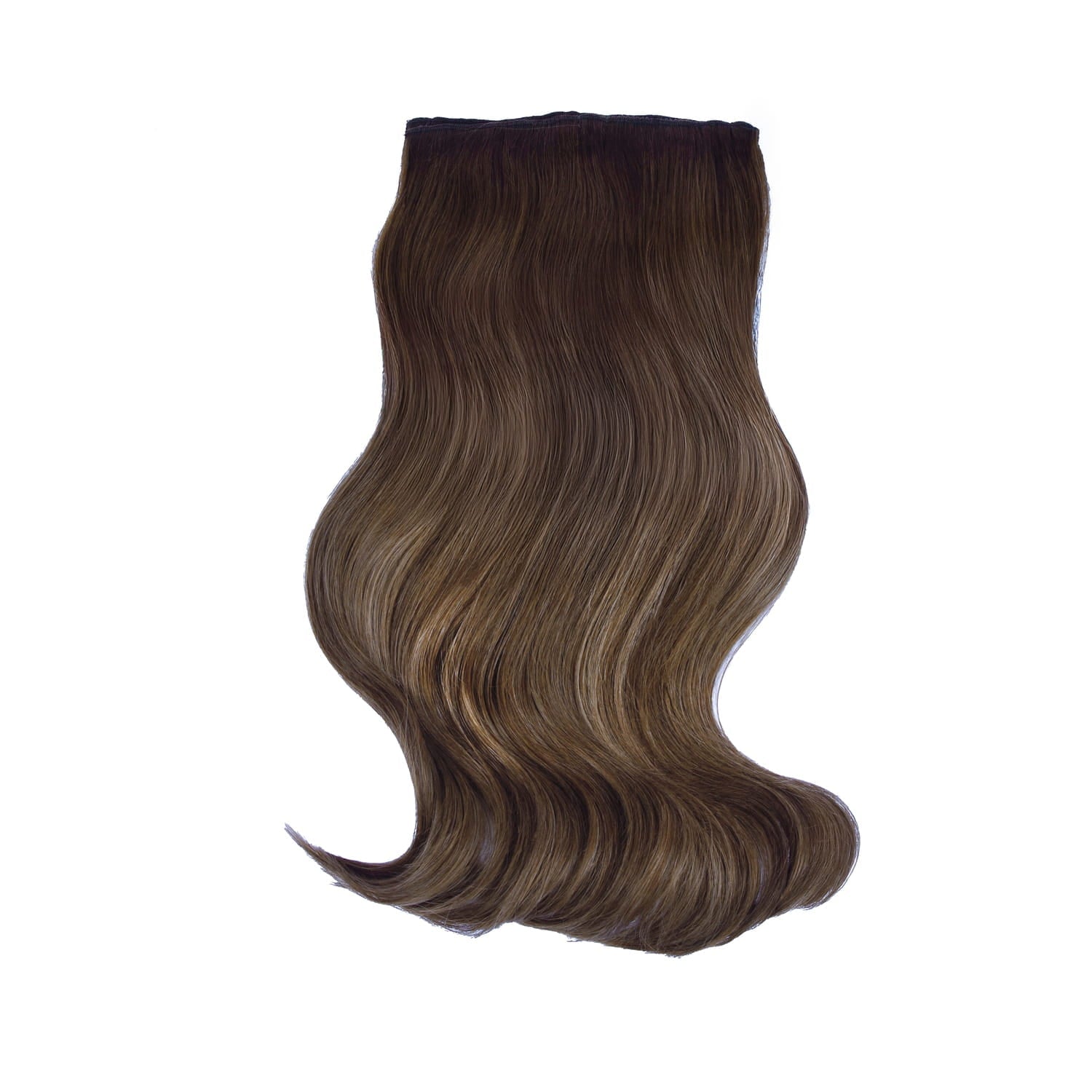 Cliphair Toasted Chestnut Melt double wefted clip-in hair extensions