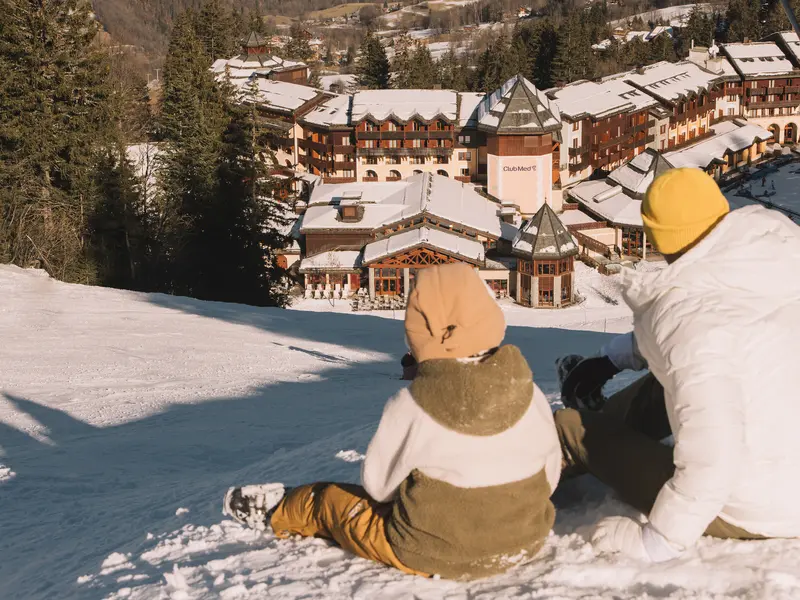 Valmorel ski resort in the French Alps