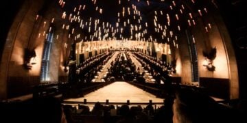 Cosm LED Dome interior showing an immersive Harry Potter scene