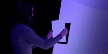 Curved LED Dome panel inside a Cosm venue