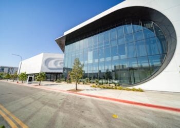 Cosm Los Angeles venue exterior at Hollywood Park