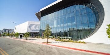 Cosm Los Angeles venue exterior at Hollywood Park