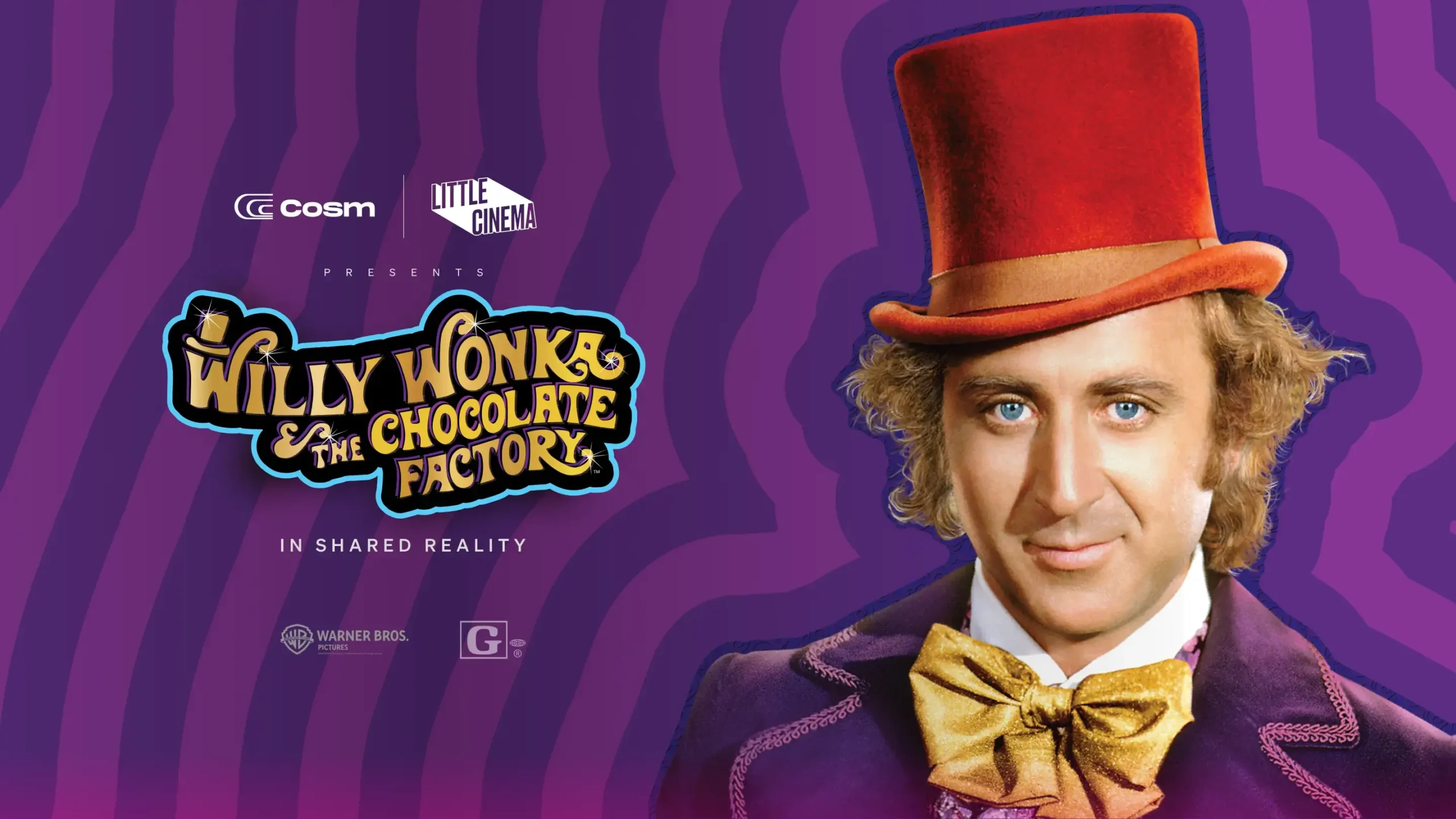 Willy Wonka and the Chocolate Factory in Shared Reality event artwork