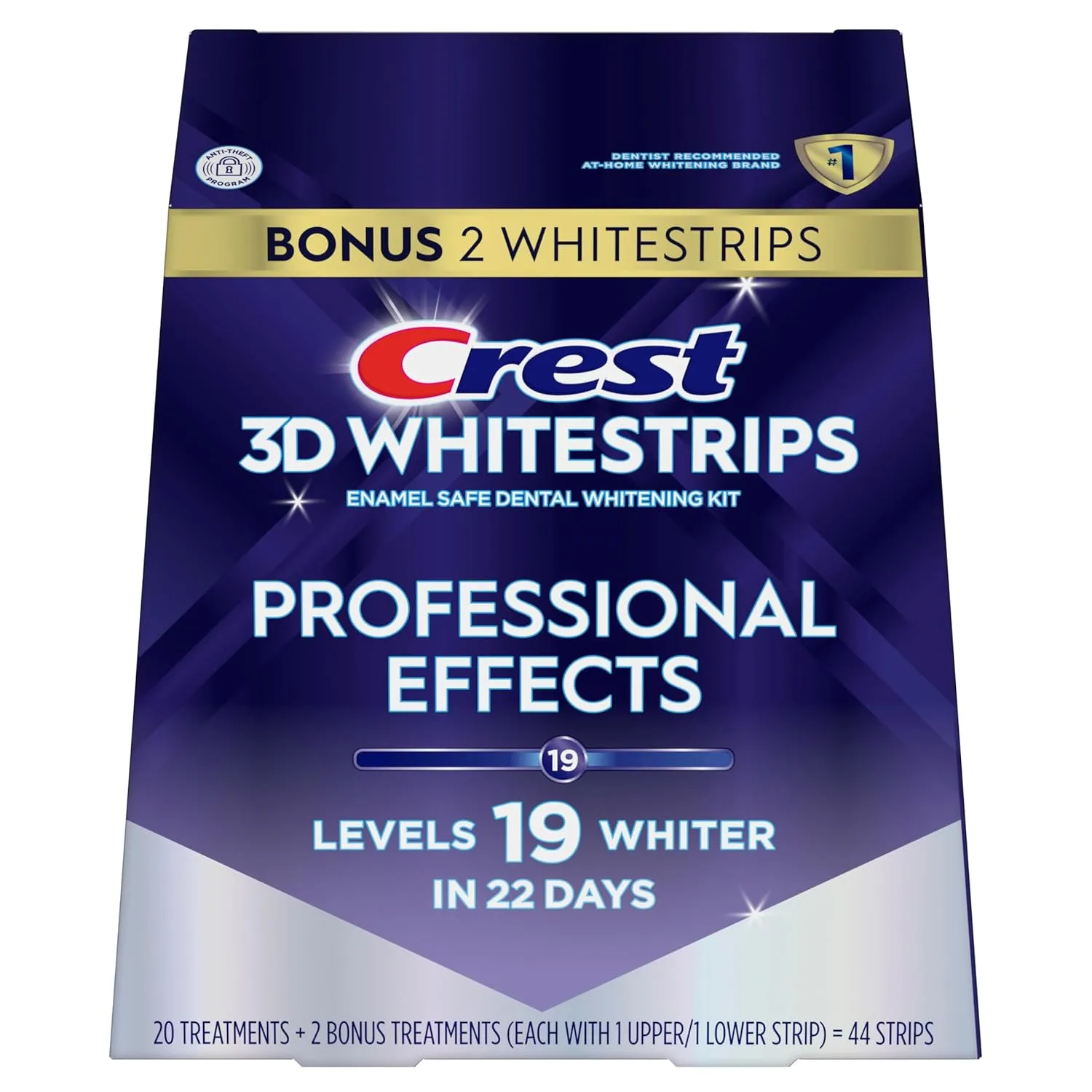 Crest 3D Whitestrips Professional Effects packets