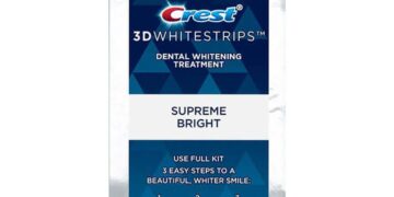 Crest 3D Whitestrips Supreme Bright packet