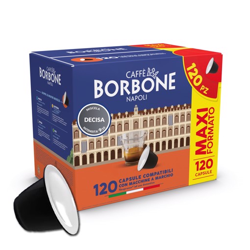 Confezione da 120 capsule Caffè Borbone compatibili Nespresso