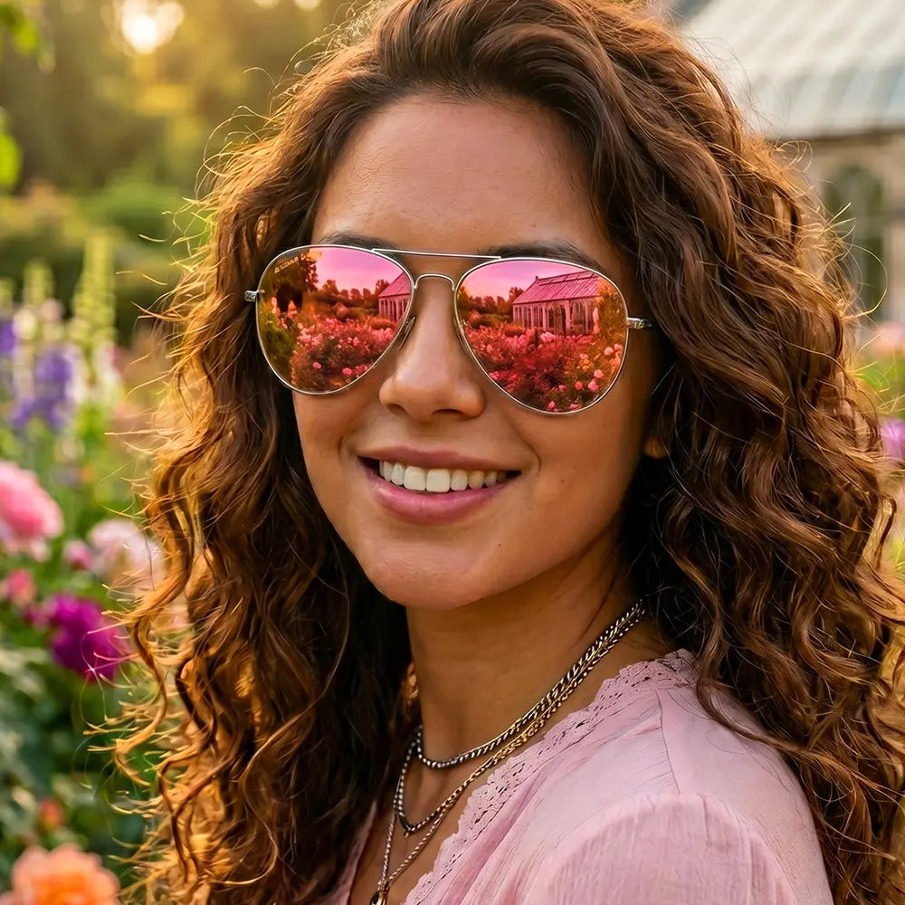 Lentes Eagle Eyes Celebrity Pink en una escena de uso