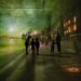 Visitors exploring a colorful immersive gallery at Frameless in London