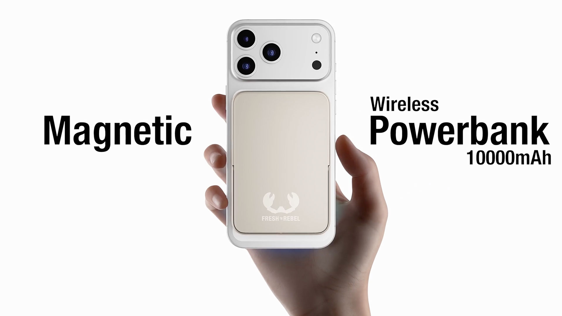 Magnetische Wireless Powerbank 10000 mAh von Fresh 'n Rebel