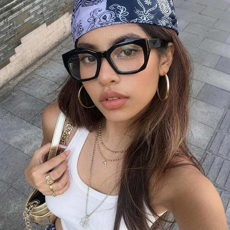 Eyewear styled for an everyday outfit