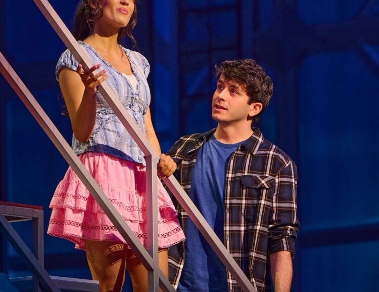 High School Musical company rehearsal