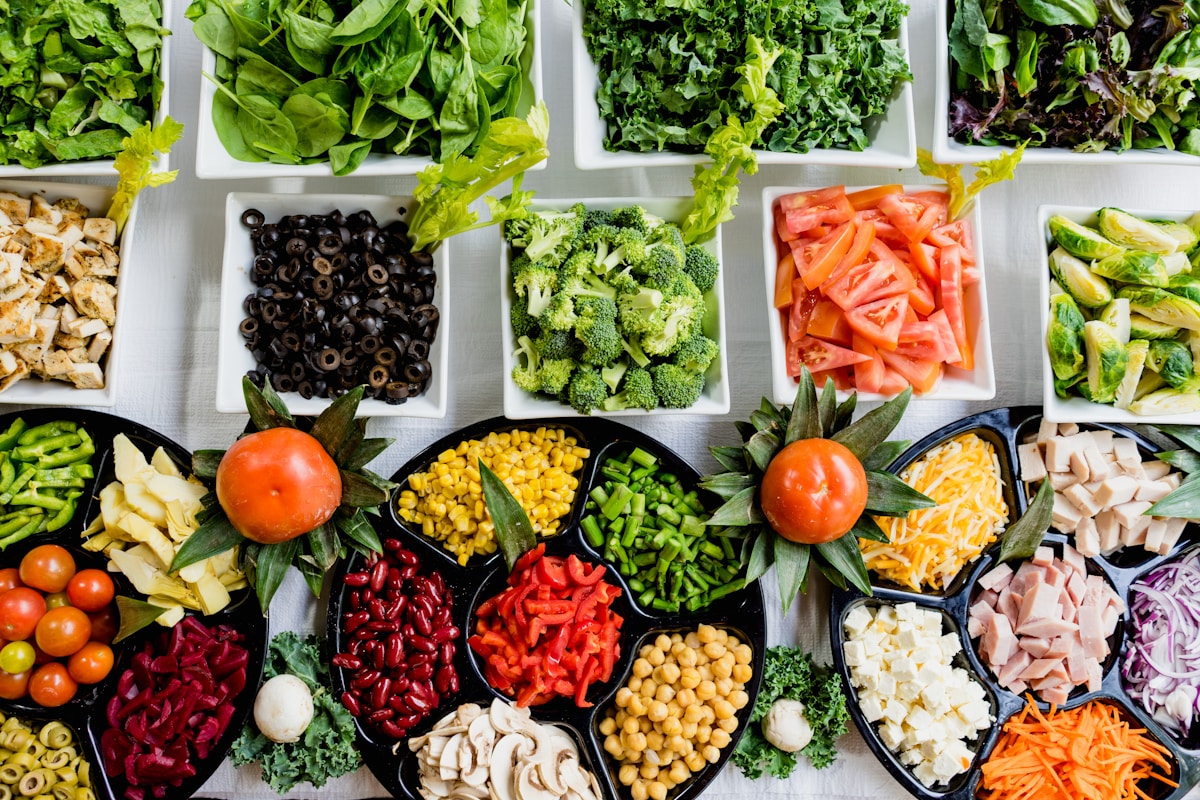 International ret med mange ingredienser