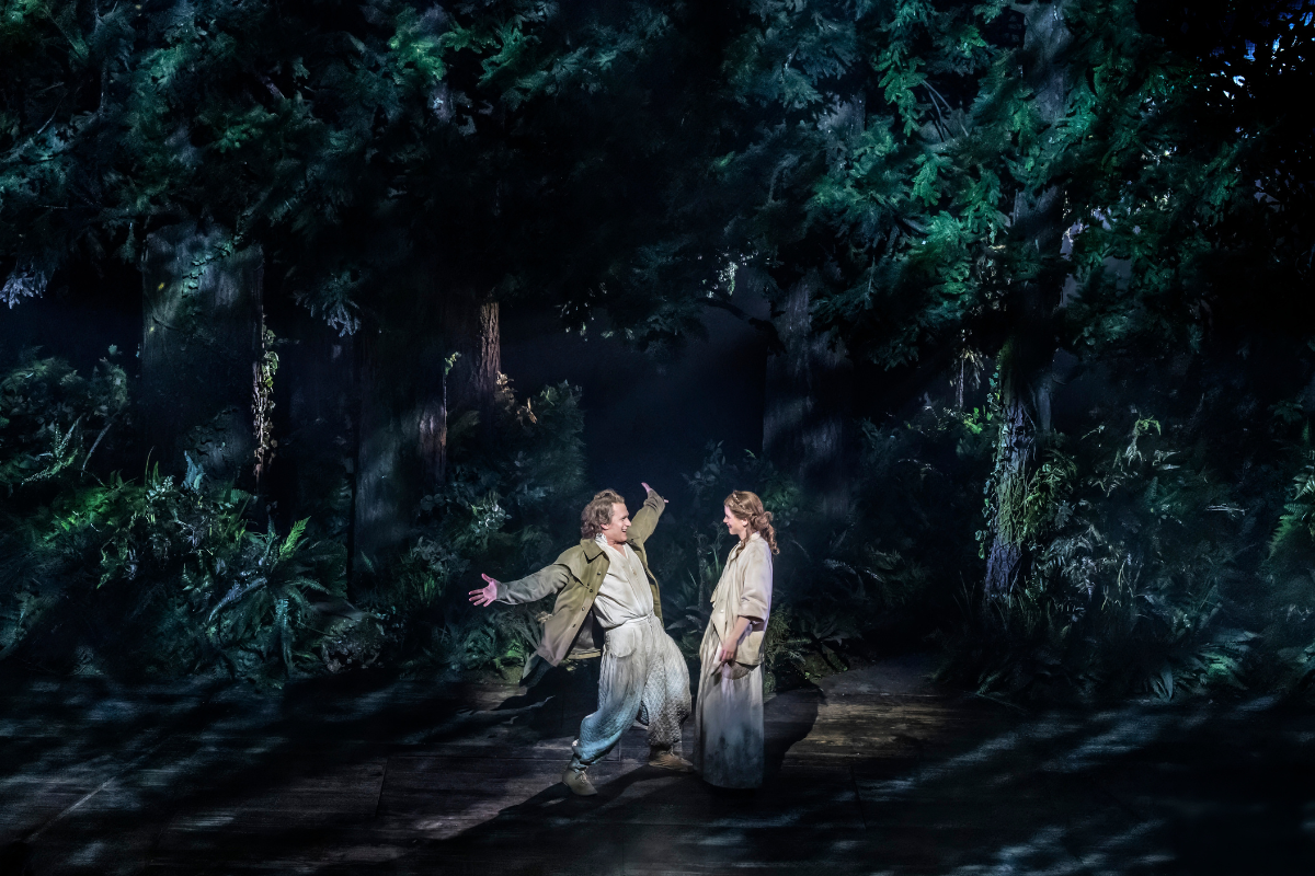 Into the Woods cast scene from the West End production