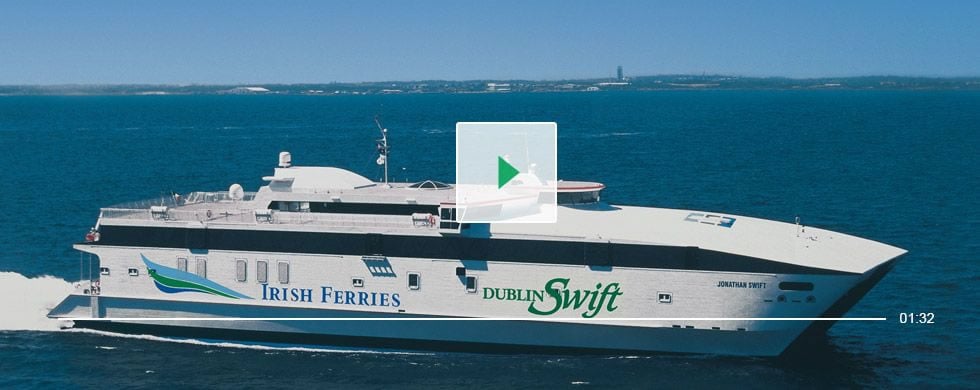 Irish Ferries Dublin Swift sailing