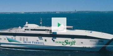 Irish Ferries ship sailing