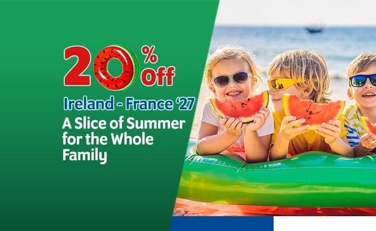 Irish Ferries summer travel scene for France