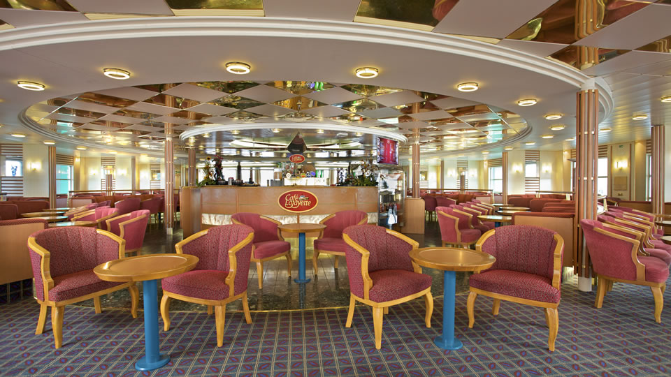 Cafe Lafayette aboard the Isle of Inishmore ferry