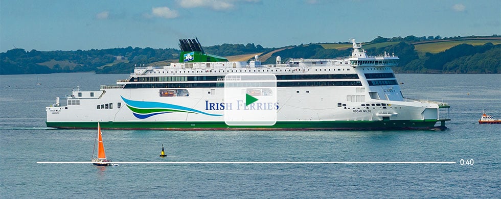 Oscar Wilde ferry in the Irish Ferries fleet