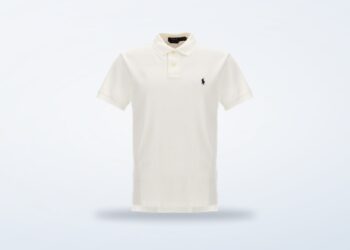 White Polo Ralph Lauren polo shirt with logo detail