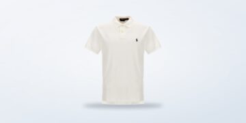 White Polo Ralph Lauren polo shirt with logo detail