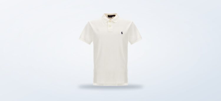 White Polo Ralph Lauren polo shirt with logo detail