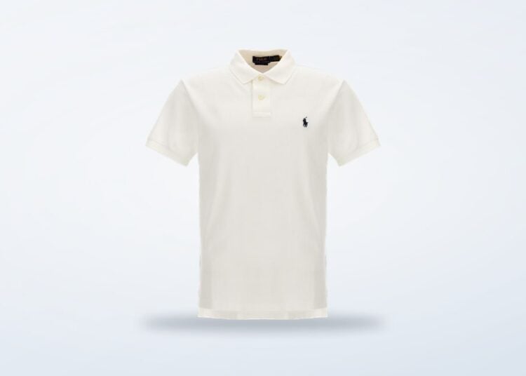White Polo Ralph Lauren polo shirt with logo detail