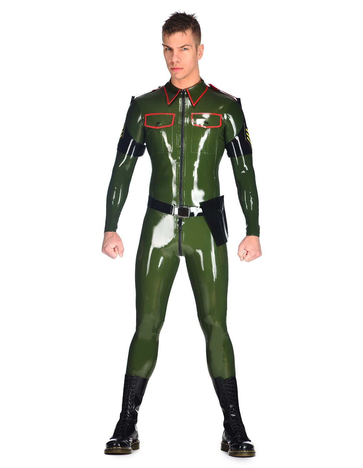 Libidex Latex Male Military Catsuit