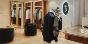Interno di un negozio Lilysilk