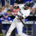 Miami Marlins batter swinging at loanDepot Park