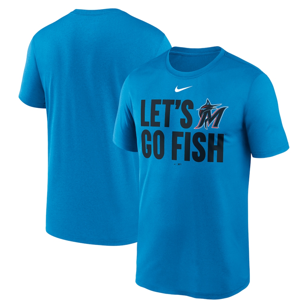 Blue Nike Miami Marlins Local Legend performance T-shirt