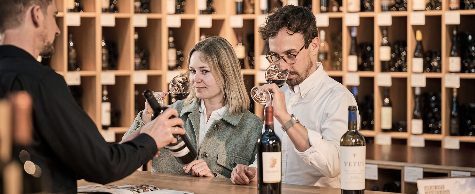 Mövenpick Wein Filiale mit persönlicher Beratung