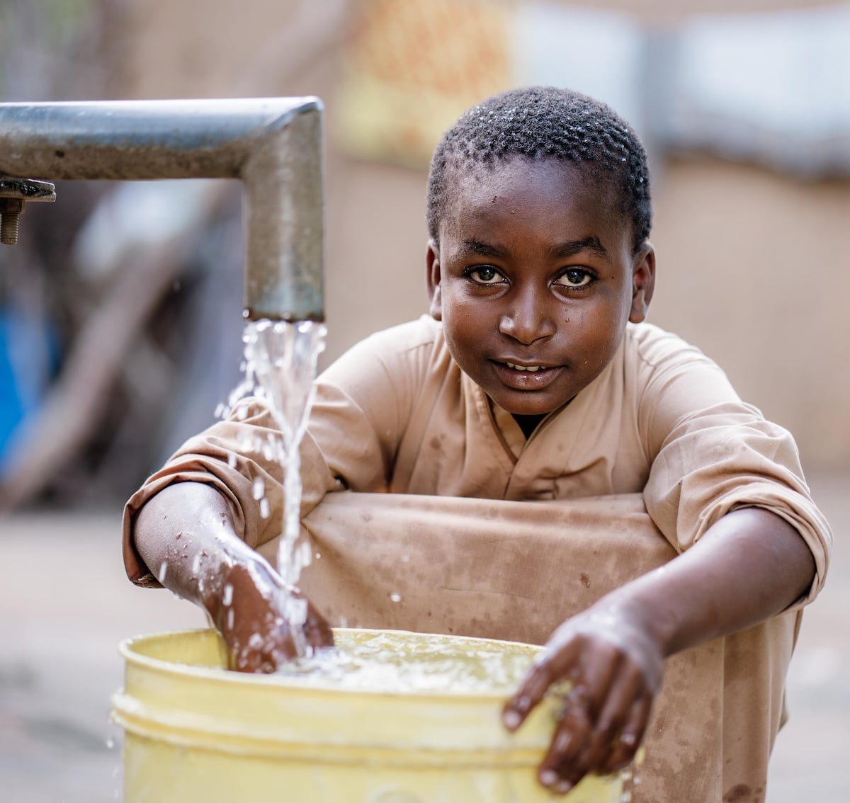 Community water well project supported by Muslim Aid