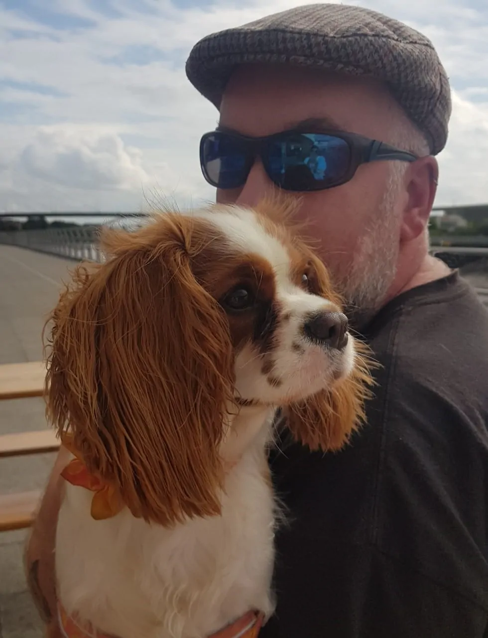 Pet owners with their companion animals